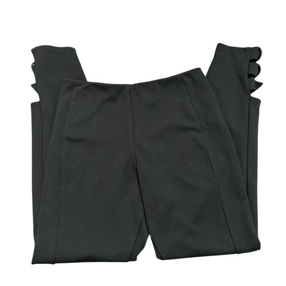 Lysse Womens black leggings with ankle cutouts Size S - Picture 2 of 7